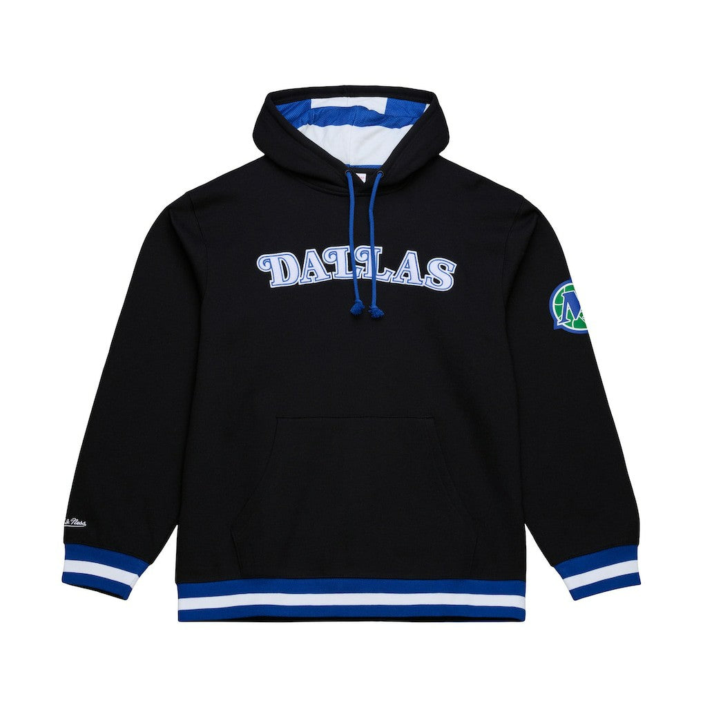 Mitchell & Ness - Dallas Mavericks Hardwood Classics Nights Playmaker Fleece Hoodie - Black