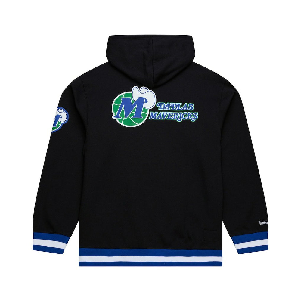 Mitchell & Ness - Dallas Mavericks Hardwood Classics Nights Playmaker Fleece Hoodie - Black