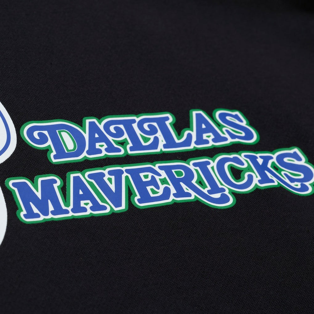 Mitchell & Ness - Dallas Mavericks Hardwood Classics Nights Playmaker Fleece Hoodie - Black