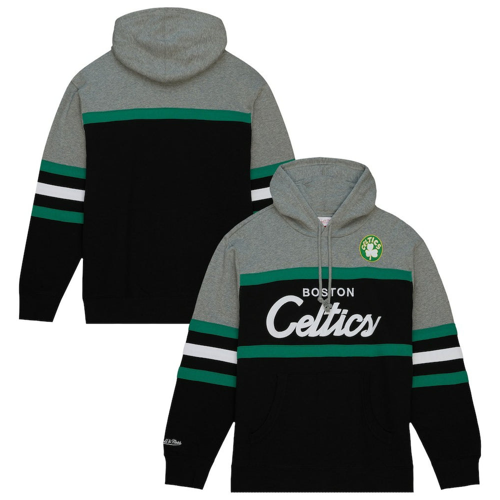 Mitchell & Ness - Boston Celtics Head Coach Hoodie - Black/Gray