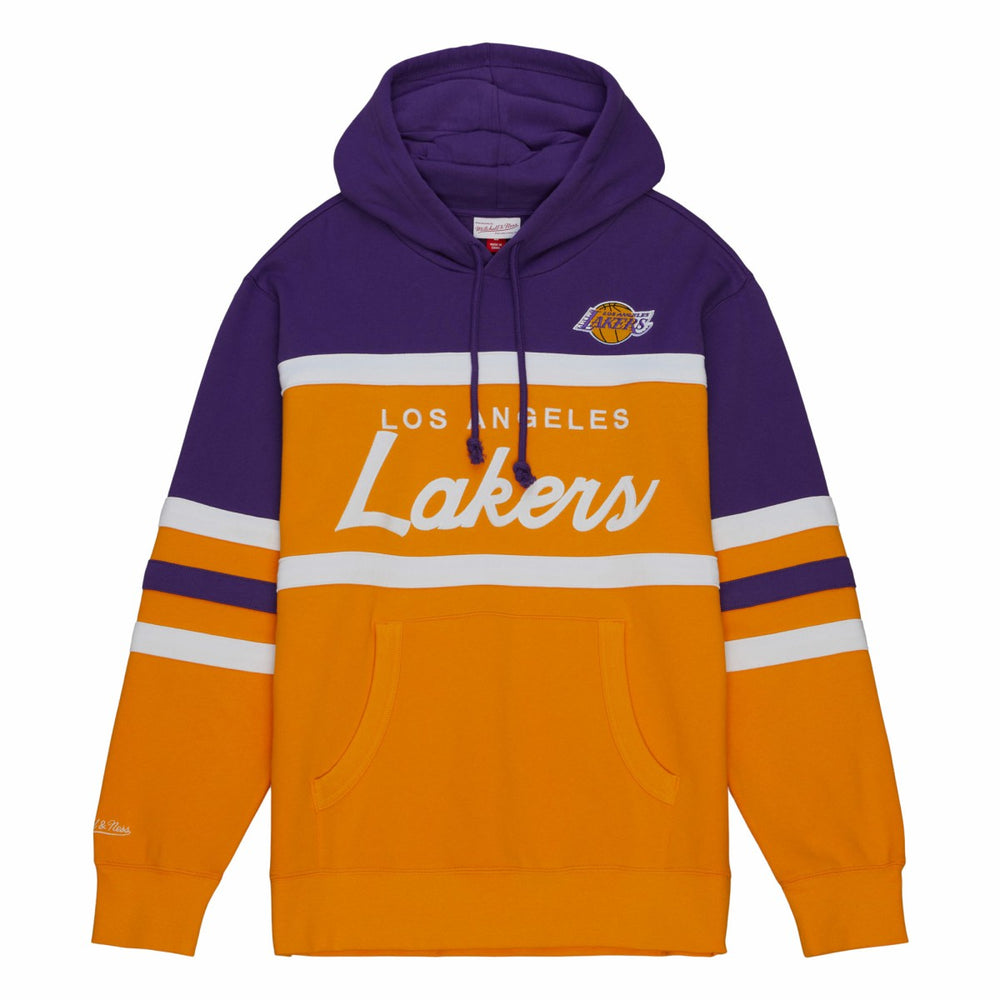 Mitchell & Ness - Los Angeles Lakers Head Coach Hoodie - Gold/Purple