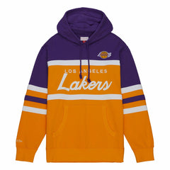 Mitchell & Ness - Los Angeles Lakers Head Coach Hoodie - Gold/Purple