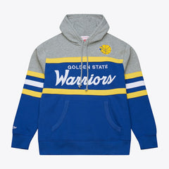 Mitchell & Ness - Golden State Warriors Head Coach Hoodie - Royal/Gray