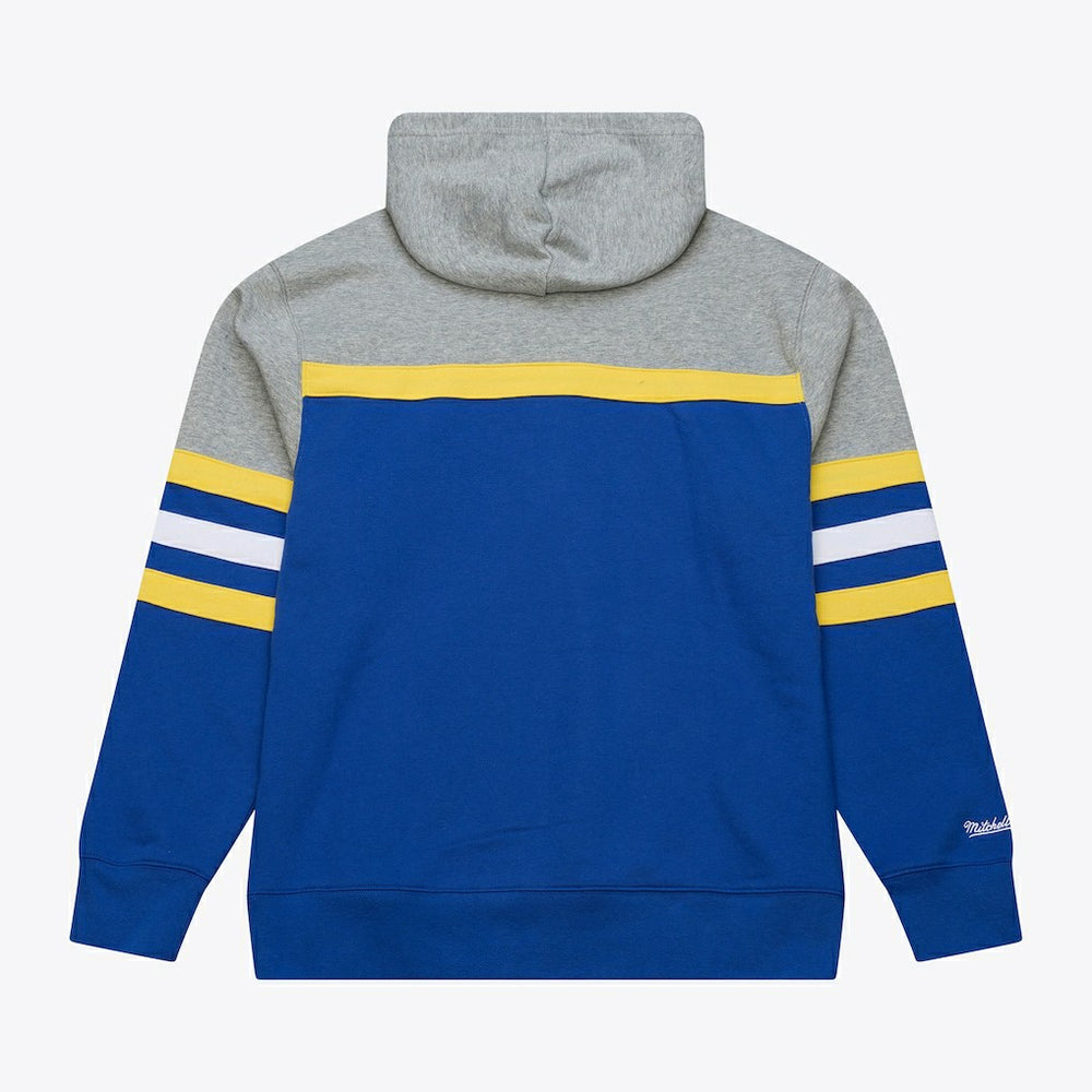 Mitchell & Ness - Golden State Warriors Head Coach Hoodie - Royal/Gray