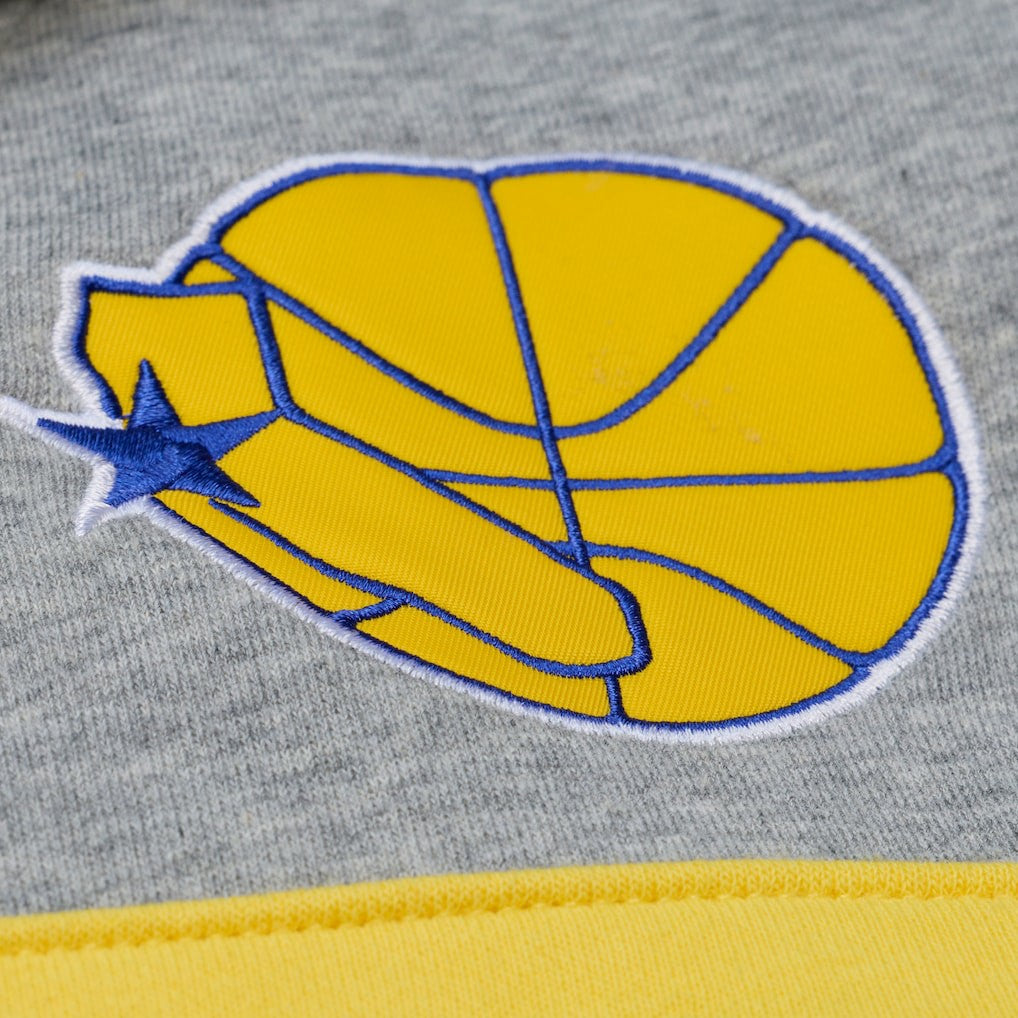 Mitchell & Ness - Golden State Warriors Head Coach Hoodie - Royal/Gray