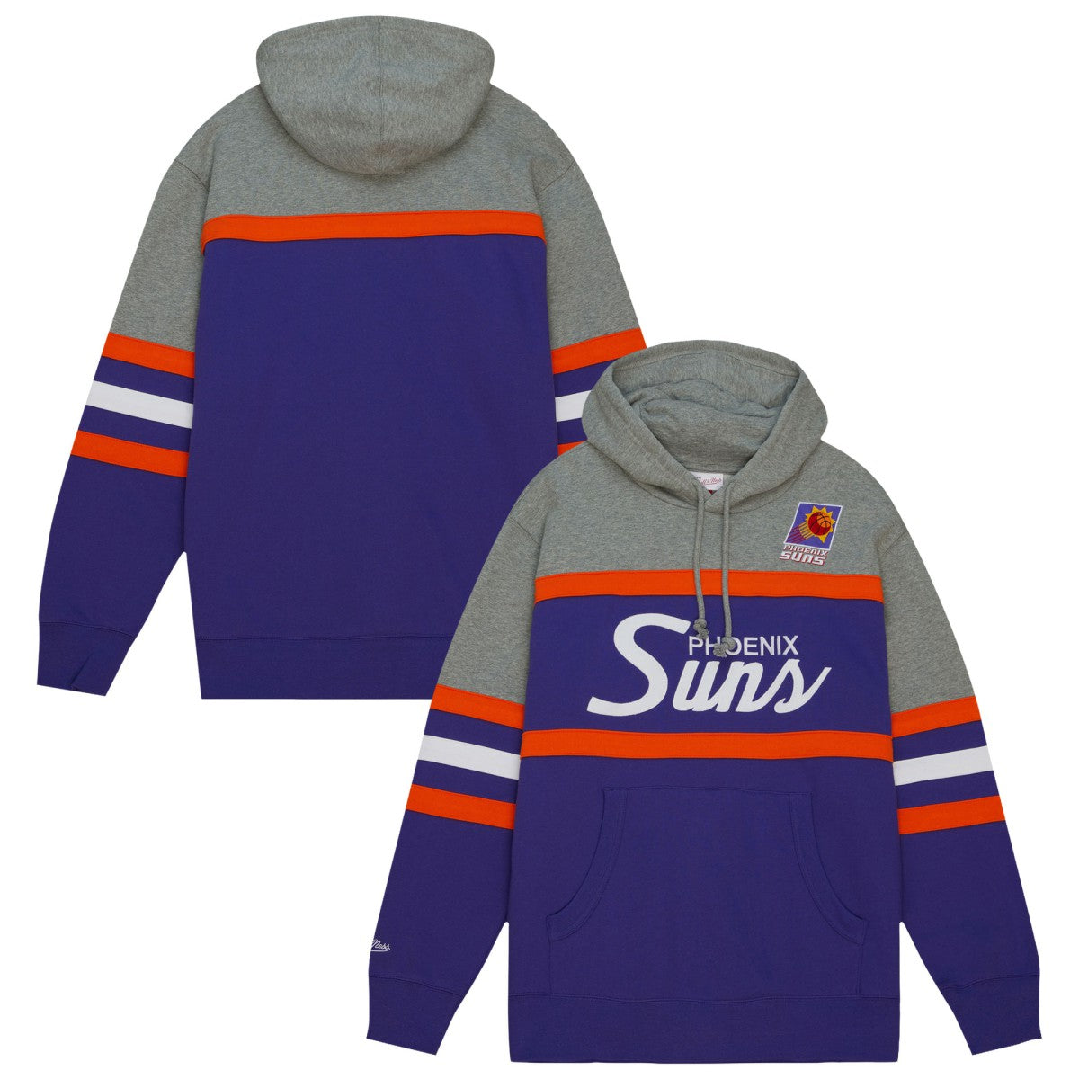 Mitchell & Ness - Phoenix Suns Head Coach Hoodie - Purple/Gray