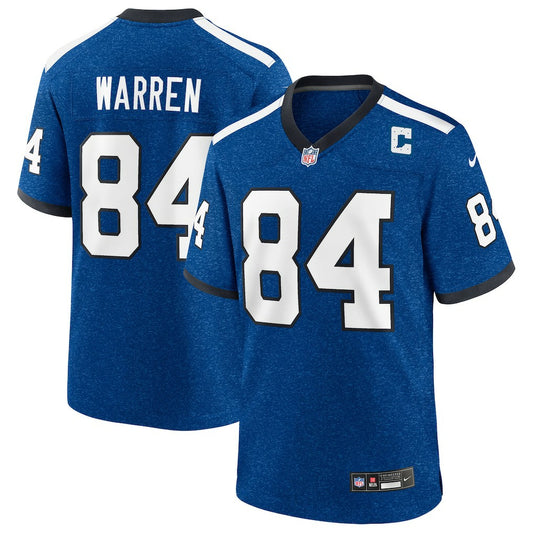 Tyler Warren Indianapolis Colts Alternate 2 Indiana Nights Game Jersey - Heather Royal | NFL Jerseys