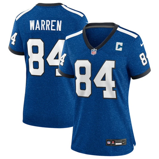 Tyler Warren Indianapolis Colts Women's Alternate 2 Indiana Nights Game Jersey - Heather Royal | NFL Jerseys