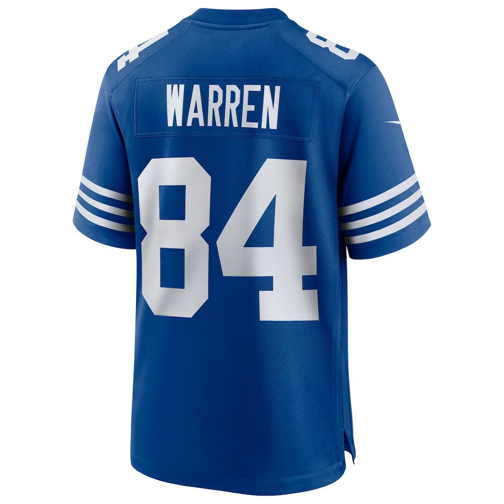 Tyler Warren Indianapolis Colts Alternate Game Jersey Royal - Nike