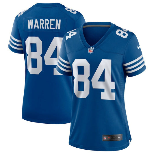 Tyler Warren Indianapolis Colts Women's Alternate Game Jersey - Royal | NFL Jerseys