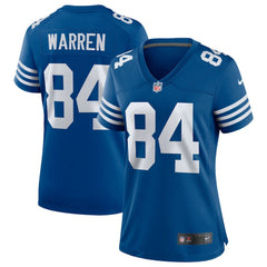 Tyler Warren Indianapolis Colts Women's Alternate Game Jersey Royal - Nike