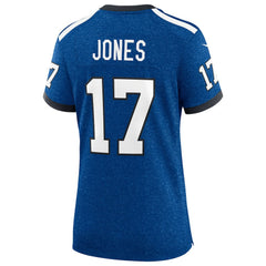 Daniel Jones Indianapolis Colts Women's Alternate 2 Indiana Nights Game Jersey Heather Royal - Nike
