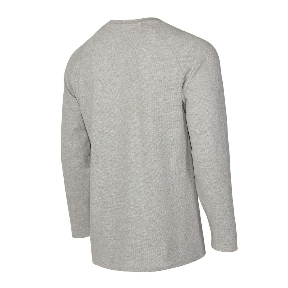 NBA - Orlando Magic Concepts Sport Hawthorn Thermal Knit Long Sleeve Henley T-Shirt - Gray