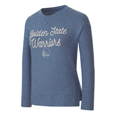 NBA - Golden State Warriors Concepts Sport Women's Rigor Long Sleeve Jersey T-Shirt - Royal