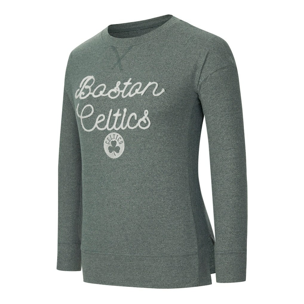 NBA - Boston Celtics Concepts Sport Women's Rigor Long Sleeve Jersey T-Shirt - Hunter Green