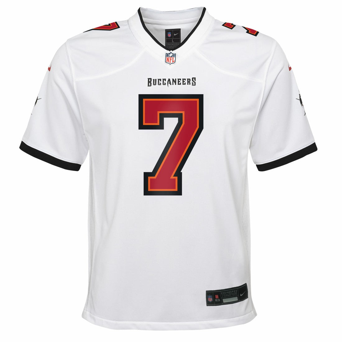 Bucky Irving Tampa Bay Buccaneers Youth White Game Jersey White - Nike