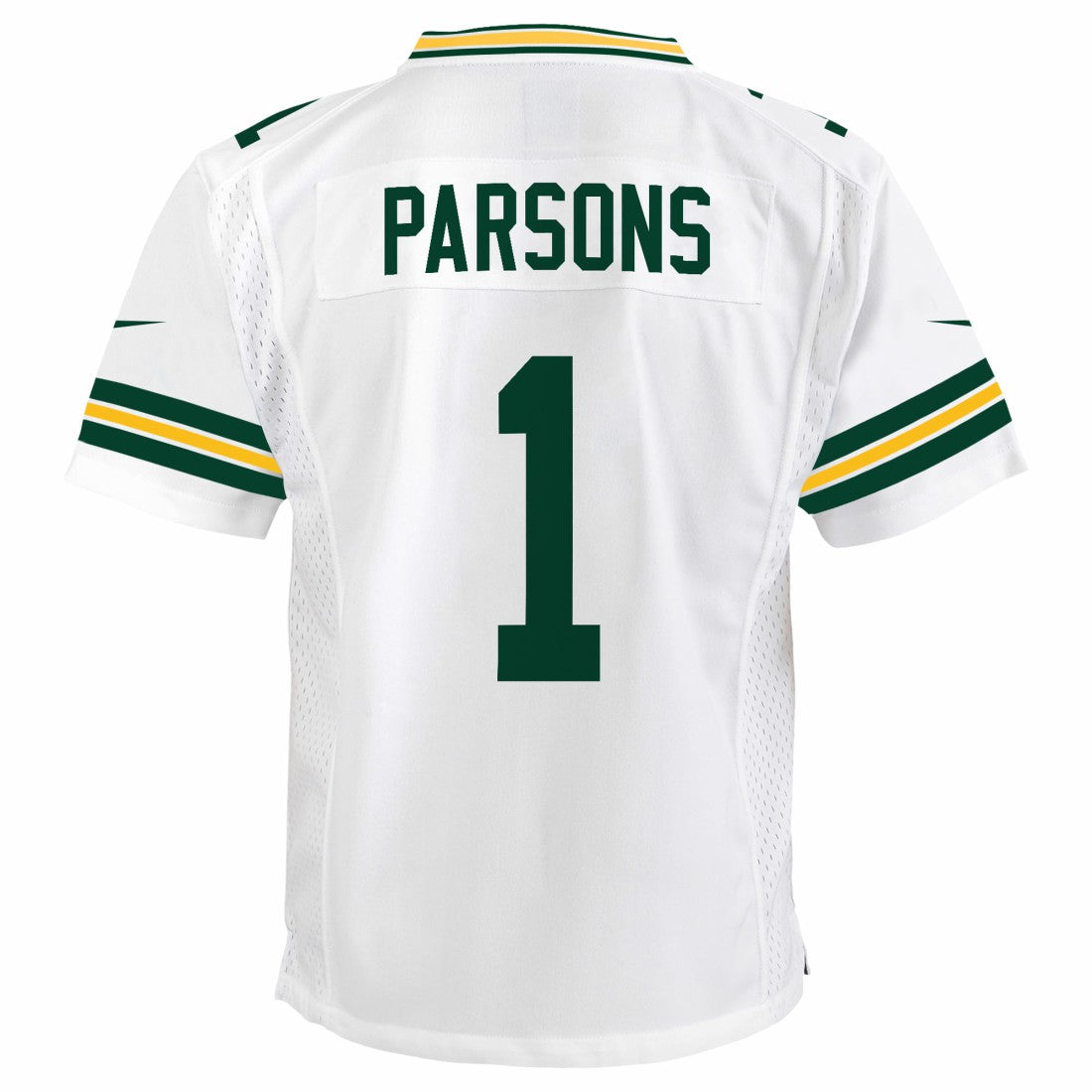 Micah Parsons Green Bay Packers Youth White Game Jersey White - Nike