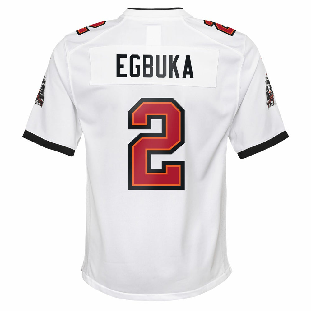 Emeka Egbuka Tampa Bay Buccaneers Youth White Game Jersey White - Nike