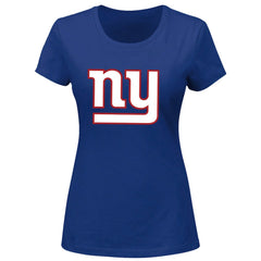 Jaxson Dart New York Giants Women's Plus Size Name & Number Scoop Neck T-Shirt Royal - Fanatics