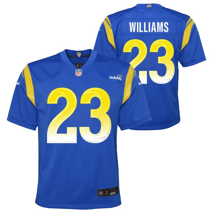Kyren Williams Los Angeles Rams Youth Team Game Jersey - Royal | NFL Jerseys