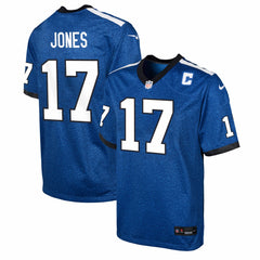 Daniel Jones Indianapolis Colts Youth Alternate 2 Game Jersey Royal - Nike