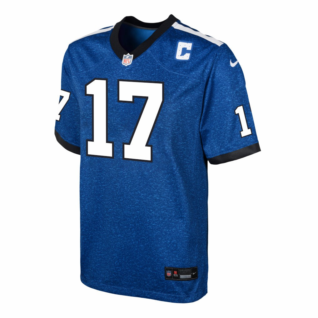 Daniel Jones Indianapolis Colts Youth Alternate 2 Game Jersey Royal - Nike