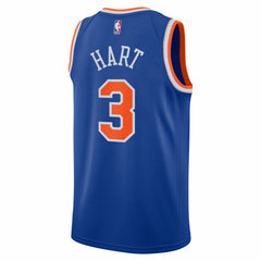 Nike - Josh Hart New York Knicks Youth Swingman Jersey - Icon Edition - Blue