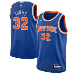 Nike - Karl-Anthony Towns New York Knicks Youth Swingman Jersey - Icon Edition - Blue