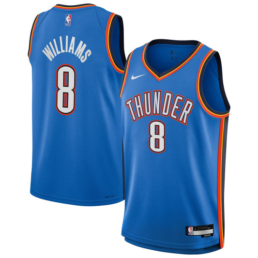 Jalen Williams Oklahoma City Thunder Youth Swingman Jersey - Icon Edition - Blue | NBA Jerseys