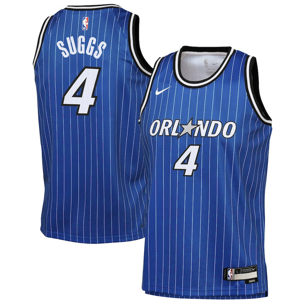 Nike - Jalen Suggs Orlando Magic Youth Swingman Jersey - Icon Edition - Blue