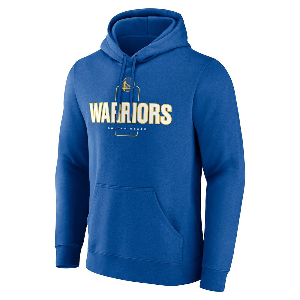 NBA - Golden State Warriors Center Court Name & Number Custom Hoodie - Royal