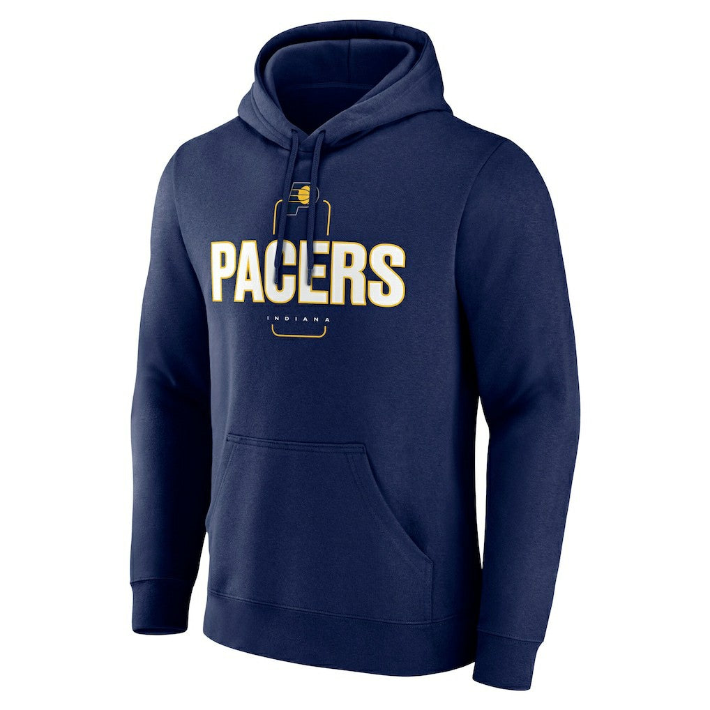 NBA - Indiana Pacers Center Court Name & Number Custom Hoodie - Navy