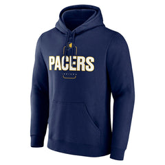 NBA - Indiana Pacers Center Court Name & Number Custom Hoodie - Navy