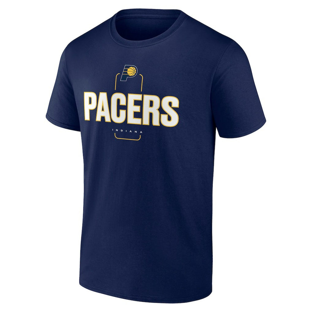 NBA - Indiana Pacers Center Court Name & Number Custom T-Shirt - Navy