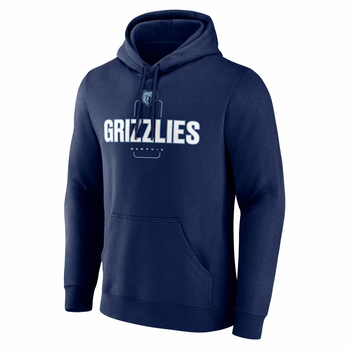 NBA - Memphis Grizzlies Center Court Name & Number Custom Hoodie - Navy