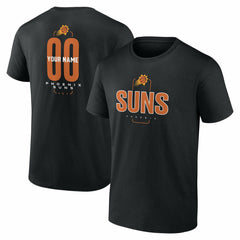 NBA - Phoenix Suns Center Court Name & Number Custom T-Shirt - Black
