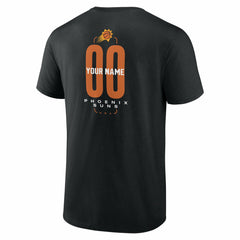 NBA - Phoenix Suns Center Court Name & Number Custom T-Shirt - Black