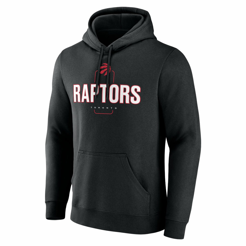 NBA - Toronto Raptors Center Court Name & Number Custom Hoodie - Black