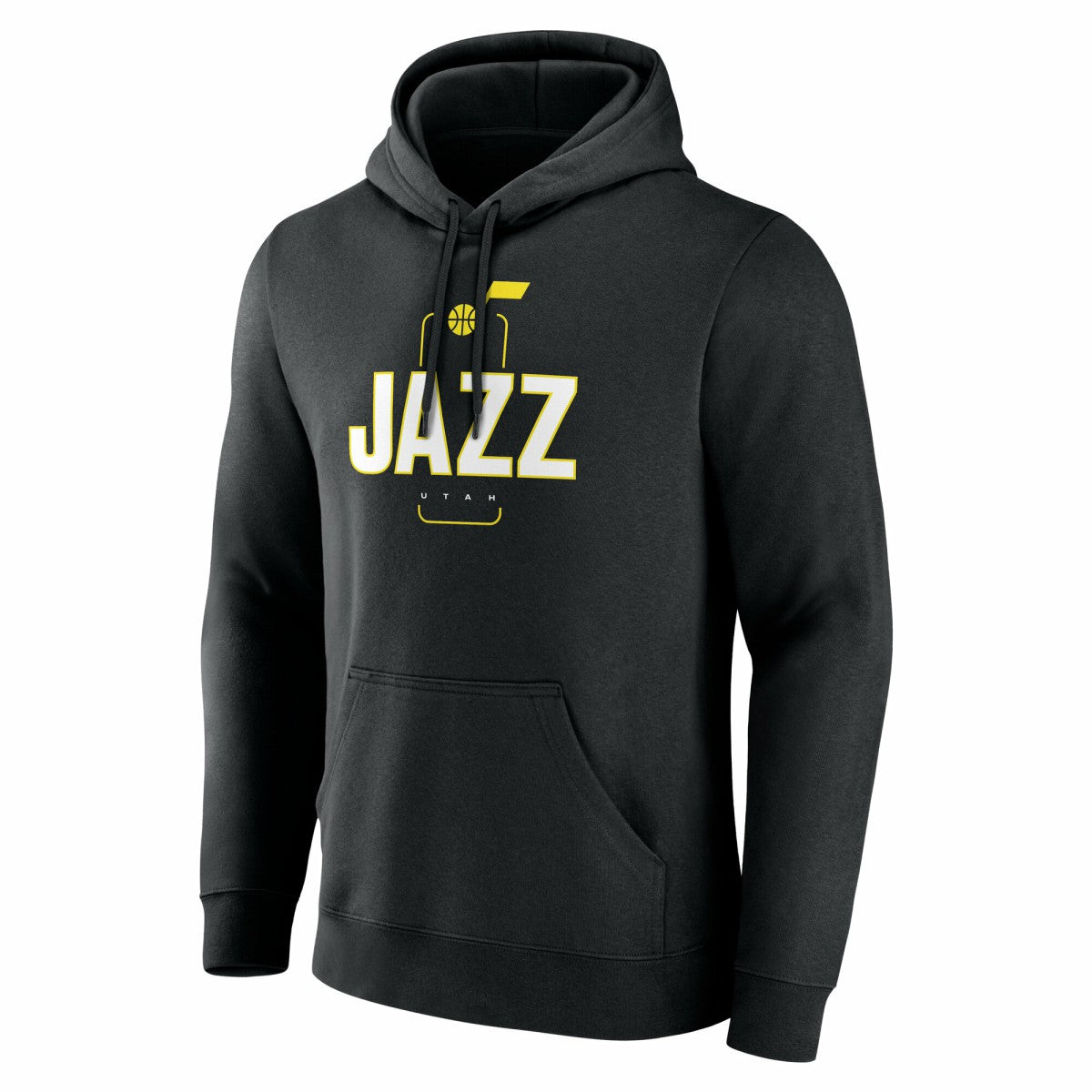 NBA - Utah Jazz Center Court Name & Number Custom Hoodie - Black