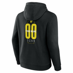 NBA - Utah Jazz Center Court Name & Number Custom Hoodie - Black