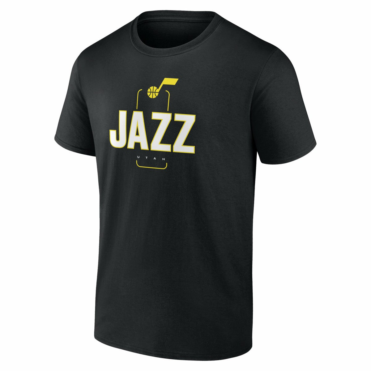 NBA - Utah Jazz Center Court Name & Number Custom T-Shirt - Black