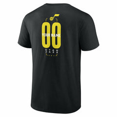 NBA - Utah Jazz Center Court Name & Number Custom T-Shirt - Black