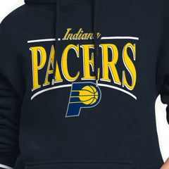 NBA - Indiana Pacers Starter Women's Arch Stripe Fleece Hoodie - Navy