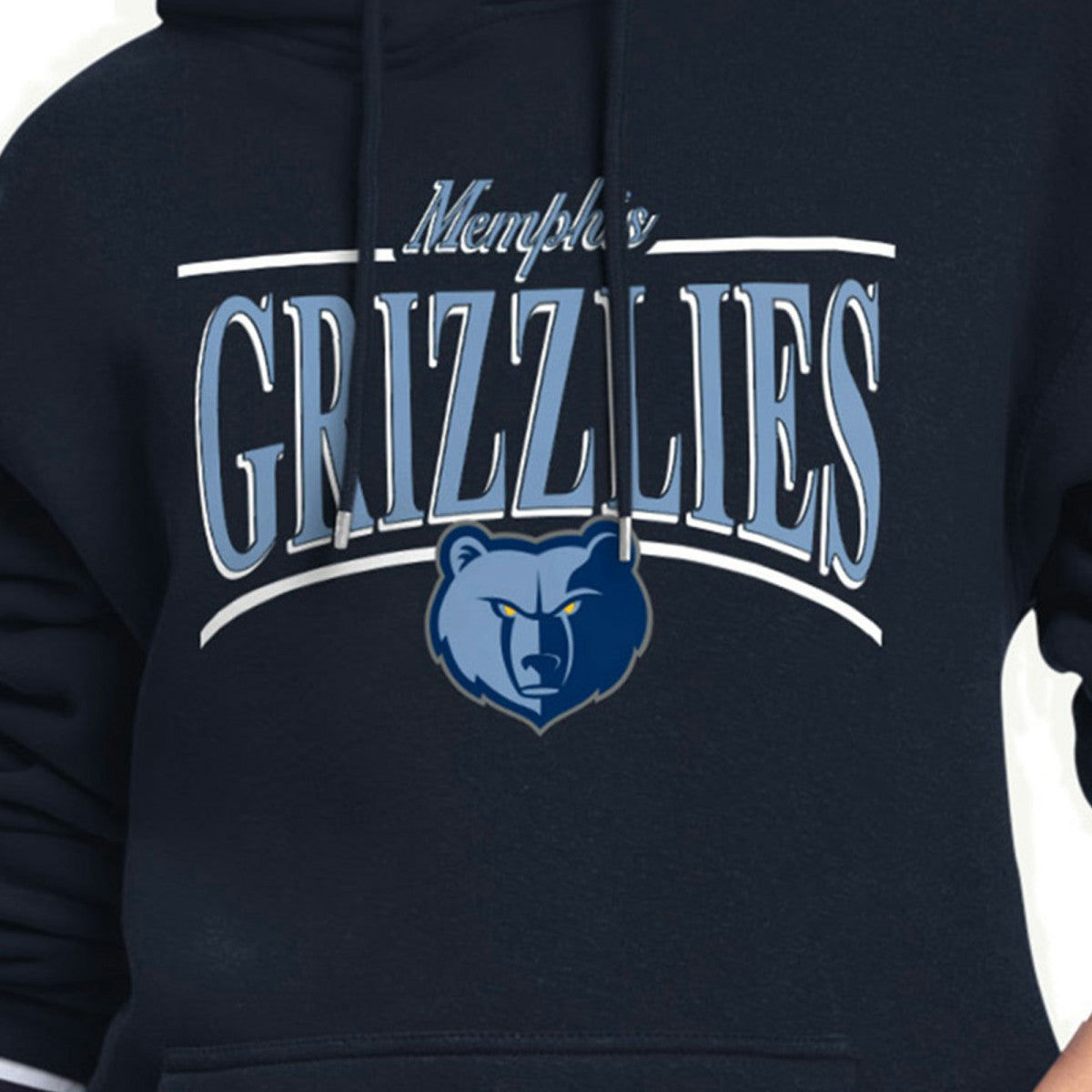 NBA - Memphis Grizzlies Starter Women's Arch Stripe Fleece Hoodie - Navy