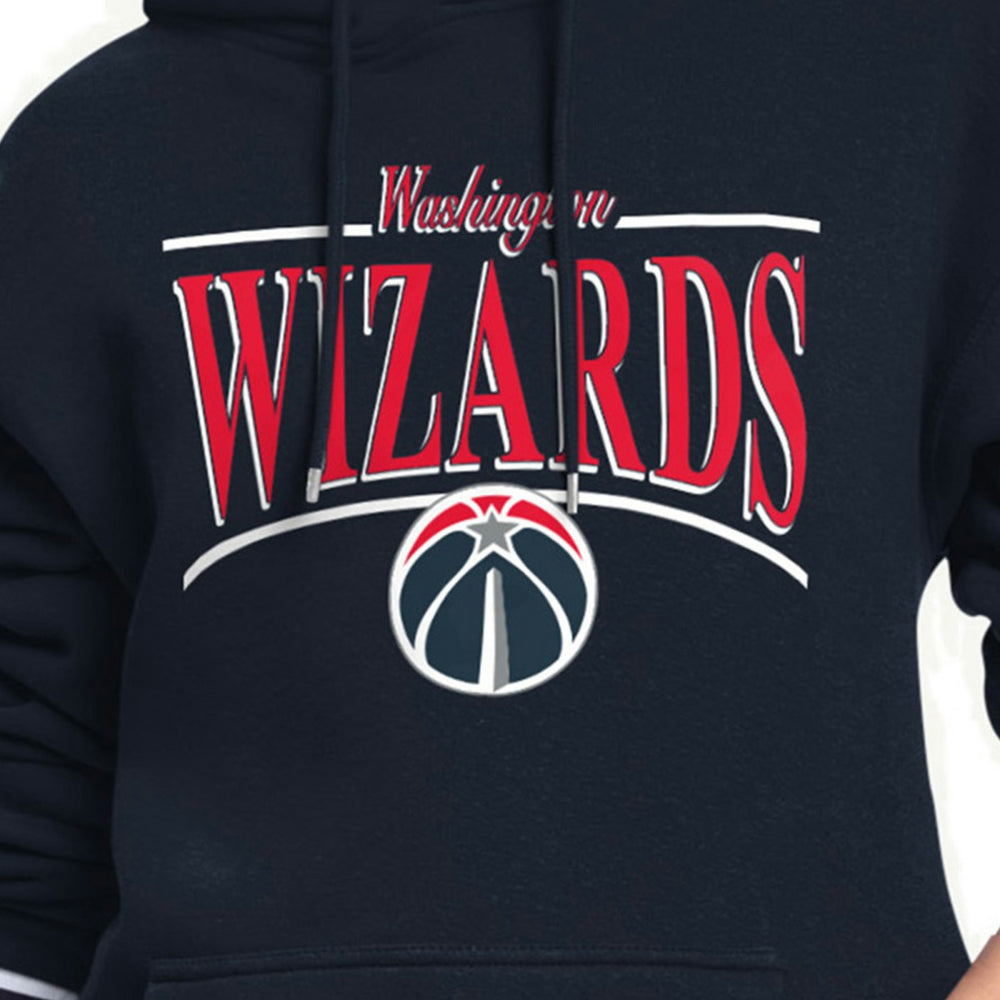NBA - Washington Wizards Starter Women's Arch Stripe Fleece Hoodie - Navy