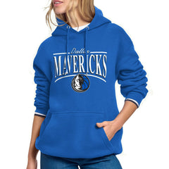 NBA - Dallas Mavericks Starter Women's Arch Stripe Fleece Hoodie - Blue