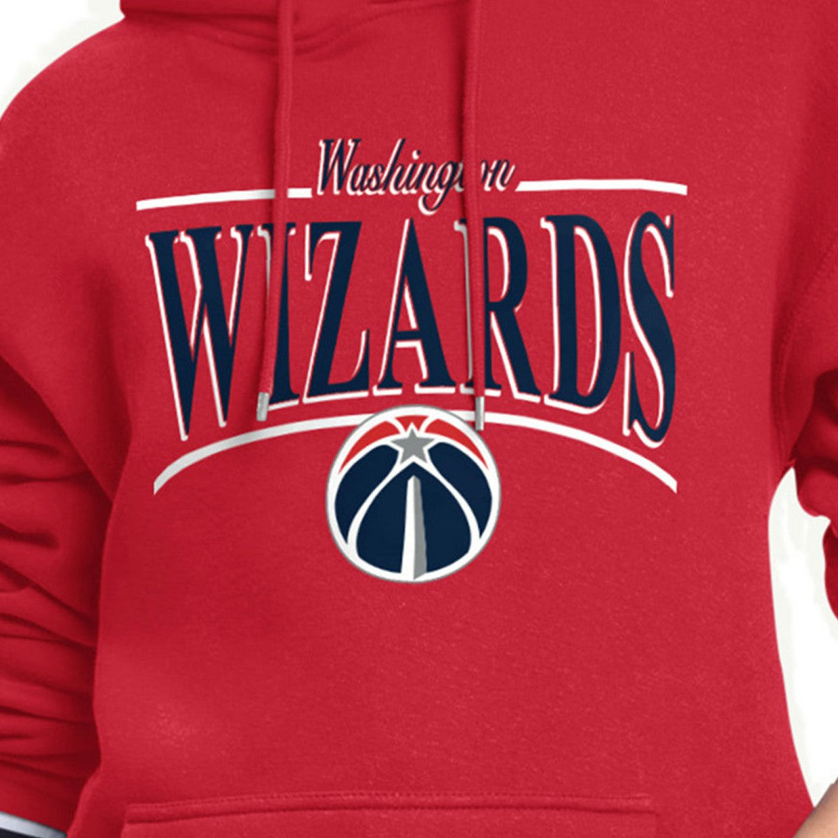 NBA - Washington Wizards Starter Women's Arch Stripe Fleece Hoodie - Red
