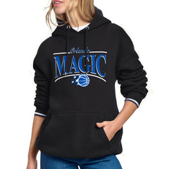 NBA - Orlando Magic Starter Women's Arch Stripe Fleece Hoodie - Black