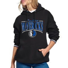 NBA - Dallas Mavericks Starter Women's Arch Stripe Fleece Hoodie - Black