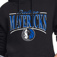 NBA - Dallas Mavericks Starter Women's Arch Stripe Fleece Hoodie - Black